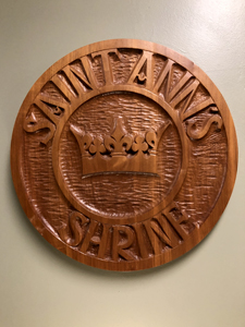 St Ann Shrine medallion