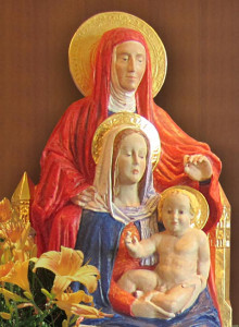 St Ann statue in chapel