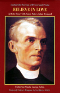 After carrying the Blessed Sacrament through the streets of Lyon on May 25, 1845, St. Peter Julian Eymard wrote: “My soul was penetrated by faith and love of Jesus in his divine sacrament.” Accompany St. Peter Julian Eymard in this hour as he calls us to lose oneself in Jesus Christ.